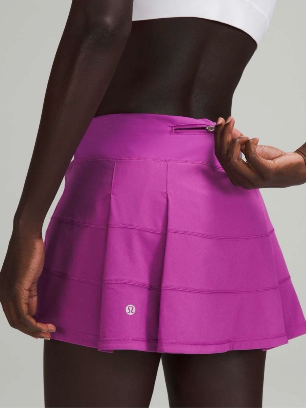 lululemon athletica Pace Rivival Mid-Rise Skirt in Vivid Plum Size 4